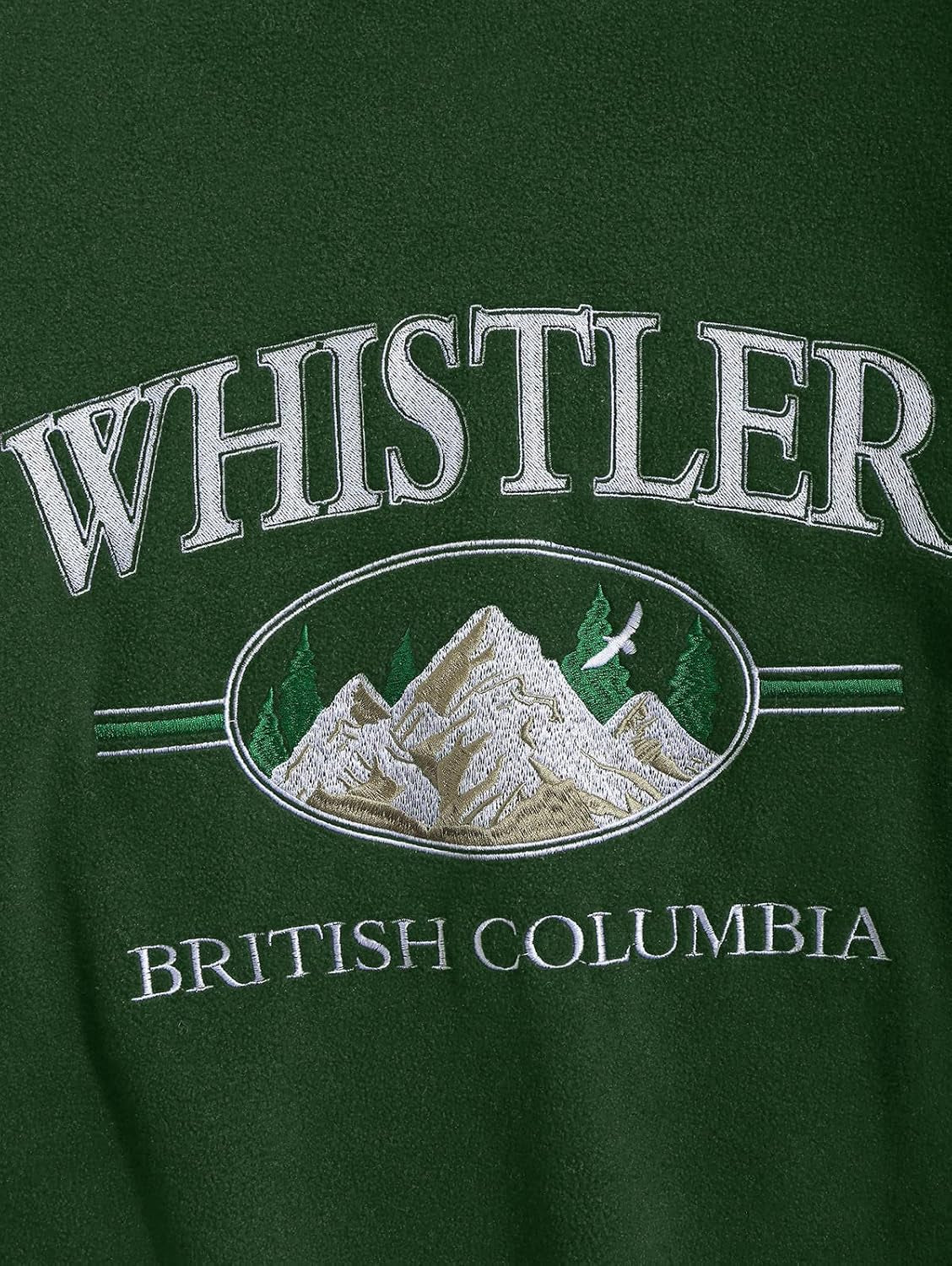 Men'S Hooded Sweatshirt, Letter Mountain Graphic Embroidery Plush Fleece Casual Drawstring Pullover Hoodie