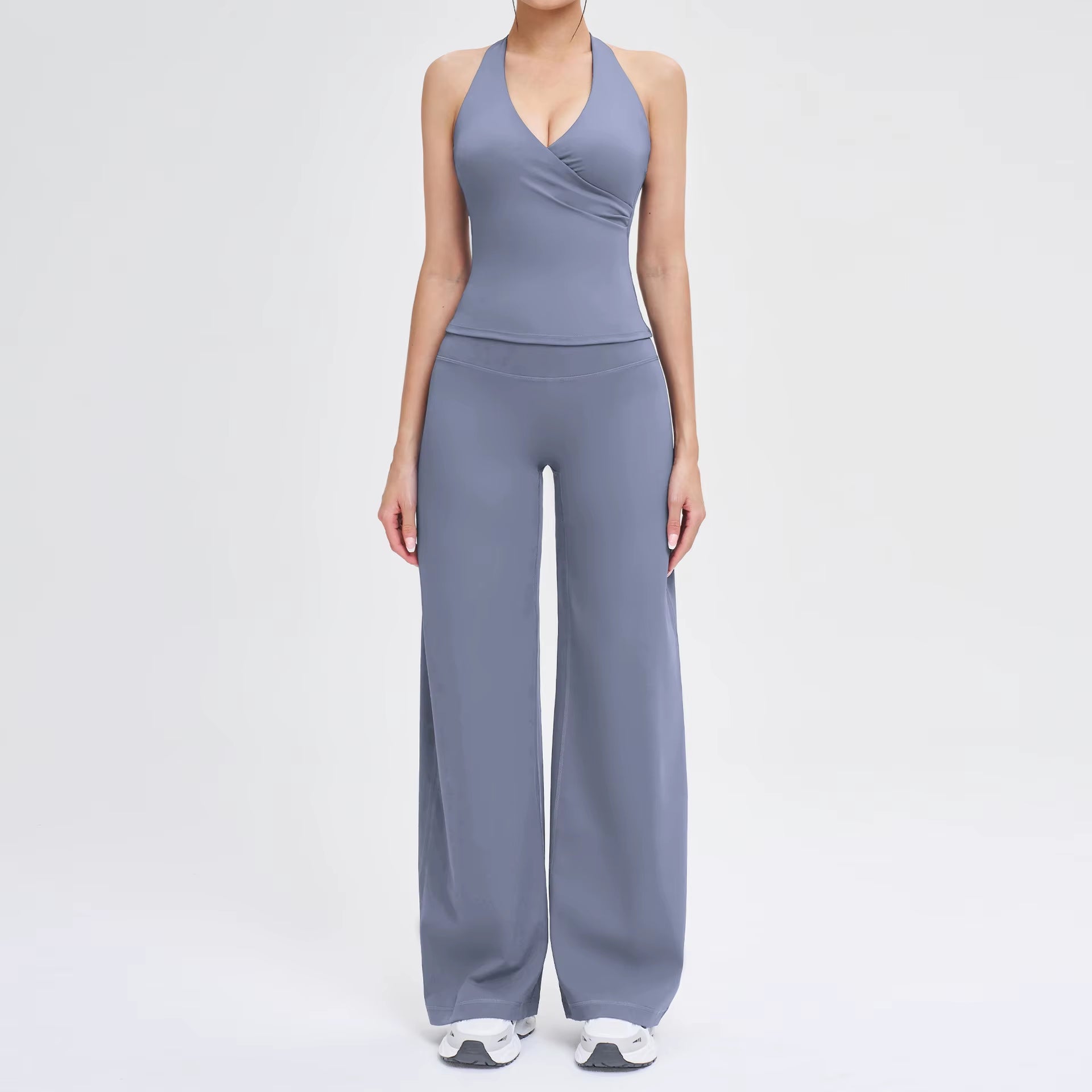 2PCS Yoga Set Women Tracksuit Athletic Wear Gym Clothing Fitness Outfits Workout Set Sportswear High Waist Leggings Sports Suits